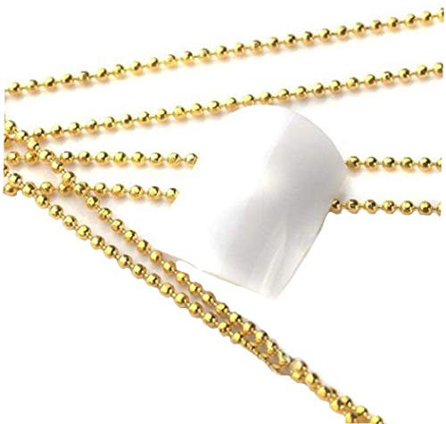 2pcs Nail Art Glitter Striping Nail Gold Silver Bead Metal Chain Line 3d Nail Sticker Nail Diy Decoration 1m