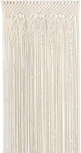 Hotgreenpepper Rideau À La Main, Rideaux De Ficelle De Porte Tapisserie - Art Décoration De La Maison pour Porte Et Fenêtre (90 * 180cm)