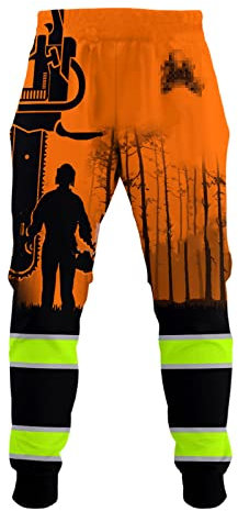 UIOKLMJH Lumberjack 3D Chainsaw Printed Trousers Men Women Sweatpants Casual Long Pants Joggers Cool Sports Pants