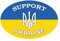SJT ENTERPRISES, INC. Ukraine Symbol – Ukraine ovaler Auto-Magnet (12739)