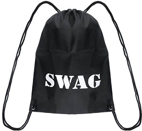 HENBRANDT Swag Bag Drawstring Sack Burglar Thief Robber Fancy Dress Costume Accessory