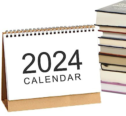 boiler Kalender 2023-2024 Planer,Tischkalender 2024 | 360° umblätterbarer Familienkalender, großer Kalender 2023, September 2023 – Dezember 2024 für Meditationen, Reflexionen, Segen