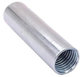 Langmutter Rund M12 x 40 mm Verzinkt Stahl - Verbindungsmuttern - Distanzmuffen - Größe und Menge wählbar (Gewinde: M12, Länge: 40 mm, Menge: 5 St.)