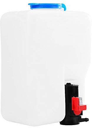 Universal Windshield Windscreen Washer Pump Bottle Tank Kit Cleaning Tools 12V for Classic Cars Windscreen Washer Bottle Universal Washer Bottle, for