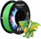 Creality Offizielles TPU-Filament, 1,75 mm, Grün TPU-Filament, härter und stärker, 3D-Drucker, weniger Verheddern, Maßgenauigkeit +/- 0,03 mm, 1 kg/Rolle, passend für die meisten FDM-3D-Drucker