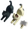 2 Pezzo Supporto per Gatto Divertente, Supporto per Cellulare a Forma di Gatto, Supporto per Cellulare Carino, per Tenere Il Telefono Cellulare Su Un Piano d'Appoggio e Visualizzarlo Comodamente