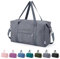 Narwey für Easyjet Handgepäck 45x36x20, Faltbare Reisetasche Handgepäck Tasche Weekender Damen Herren, Klein Reisetaschen Tasche Handgepäck Flugzeug Travel Carry on Bag Sporttasche 25L(Grau)