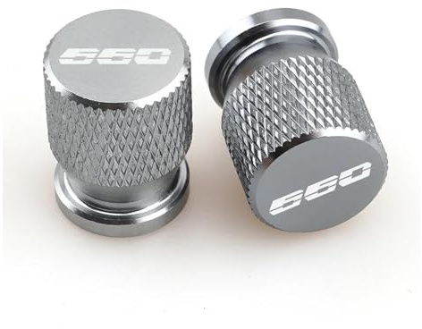 Motorrad Ventilkappen Für Triumph Für Trident 660 Motorradreifen-Ventilkappenabdeckung(Gris)