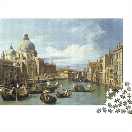 Canaletto Puzzles, Museums Puzzle 1000 Pieces, Gemälde Jigsaw Puzzle for Adults, Kunst Impossible Puzzlespiel, Board Puzzler