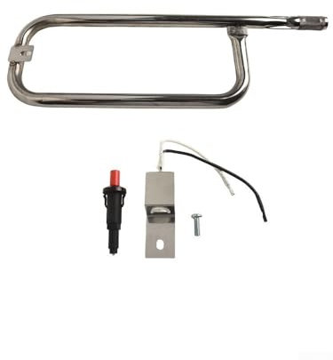 Ersatz Zündsatz für Weber Q200 Q2200 Gasgrills, kompatibel mit Teil 80462 41862 69956, Edelstahl Brennerrohre