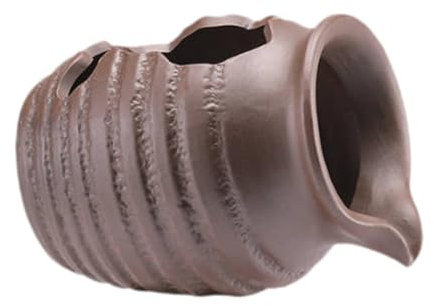 kowaku Vaso in Terracotta per Acqua per Uso Interno Ed Esterno con Design a Fontana, Marrone