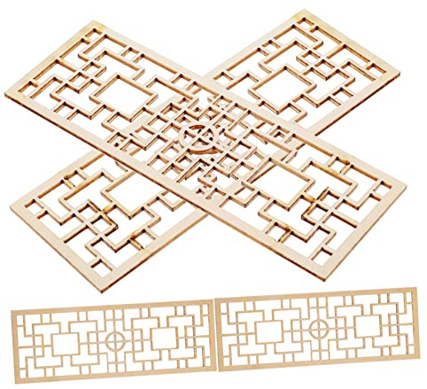 Milisten 4pièces Paravent Miniature Décoratif Modèle pour Photographie Mini-paravent De Bureau Jouet Modèle Décor Ornemental Mini-paravent pour Jouets Miniatures