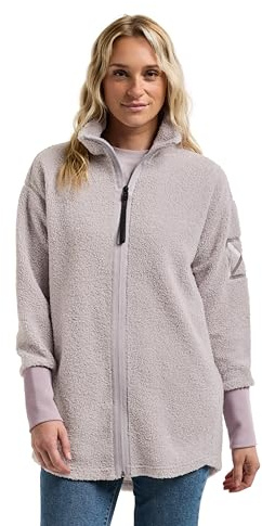 Didriksons - Sally Teddy Jacke - Damen Pile Full-Zip - Lila