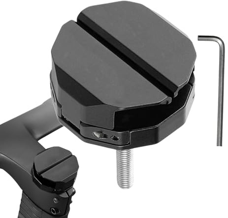 Fyrdyn Support de Smartphone pour vélo - Système Antivibrations pour Affichage Paysage et Portrait - Porte-Téléphone Vélo à Fixation sur Potence,pour Navigation, Enregistrement Vidéo, Cyclisme en