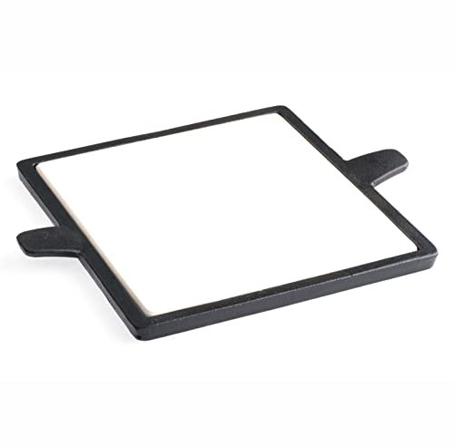 Tepro Accesorio para Barbacoa con Piedra para Pizza, Sistema de óxido Redondo, 57 cm de diámetro
