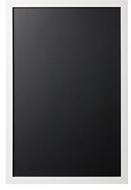 Bi-Office, Blackboard Back2Chalk Essentials, Kreidetafel mit Weiß Matt MDF Rahmen, 60x40cm