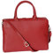 House of Luggage Geschäft Damen Echtes Leder Aktenkoffer Arbeitsbüro Laptop Schultertasche HLG286 Rot