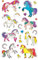 AVERY Zweckform 53222 Papier Sticker, Pferde, 22 Aufkleber