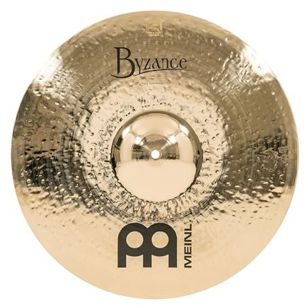 Meinl Byzance Brillant 18 Zoll Heavy Hammered Crash (Video) Schlagzeug Becken (45,72cm) B20 Bronze, brilliantes Finish (B18HHC-B)
