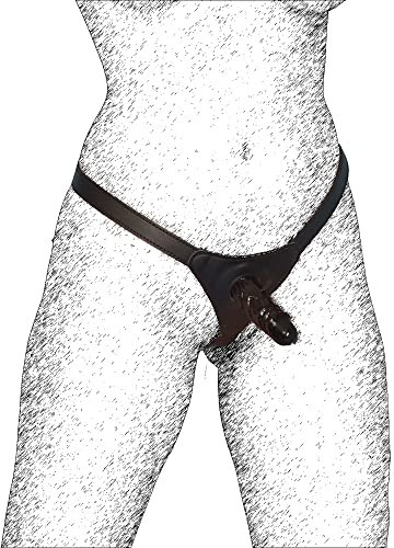 Honeylust - Consolador con correa para principiantes con plug anal - Pene de silicona bondage con correa - Pene fetichista con correa para principiantes - Juguete sexual
