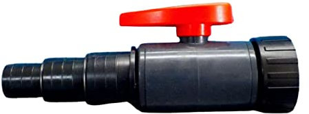 AquaOne Ersatzteil Tülle mit Absperrhahn CPF CPA 5000-15000 Druckteichfilter