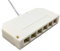 LED Verteiler Adapter 6-Fach Ministecker 10cm Kabellänge weiss