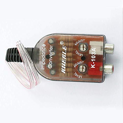 Hihey Lautsprecherkabel auf Cinch Adapter Converter Levelconverter High Low Car Audio Conversion Modification Converter Levelconverter High Low Audio System