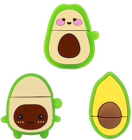 Borlter Clamp 32GB USB-Stick 3er-Pack Niedliche Fruchtform Speicherstick, Geschenk für Studenten und Kinder