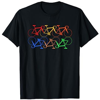 Coole Bike Fahrradfahren Rennrad Retro Radsport Biker Motiv T-Shirt