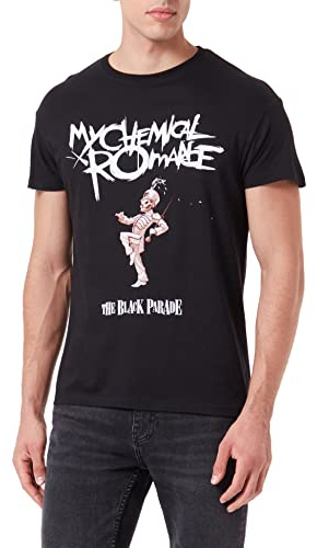 My Chemical Romance T Shirt The Black Parade Cover Band Logo Offizielles Herren Schwarz