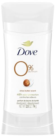 Dove Deo-Stick aus 0 % Aluminium, nicht reizend, für die Achselpflege, Sheabutter, Kindest ohne Aluminium, 75 ml
