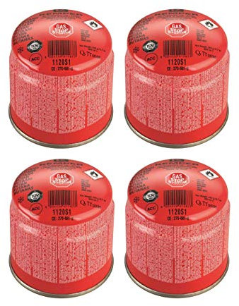 BOMBOLETTA Cartuccia CARTUCCE A Gas 190 GR Art. 1120S1 Kemper - con Sistema Sicurezza A Membrana - Offerta per 4 Pezzi