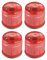 BOMBOLETTA Cartuccia CARTUCCE A Gas 190 GR Art. 1120S1 Kemper - con Sistema Sicurezza A Membrana - Offerta per 4 Pezzi