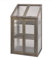 Garden Mile Mini serre de jardin en bois - Protection imperméable et résistante aux intempéries - Convient pour les légumes, fleurs et graines - Gris
