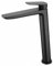 IMEX - Grifo lavabo caño alto negro matemezclador monomando de baño Bélgica Imex + Tapón desagüe Negro Mate (Grifo + Valvula Click-Clack)