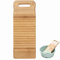 Lavabo in legno di bambù, per lavare i vestiti, con bordo anti-scivolo, lavapanni in Legno, Adatto per la pulizia degli indumenti dei bambini(40 * 15 * 1.8cm)