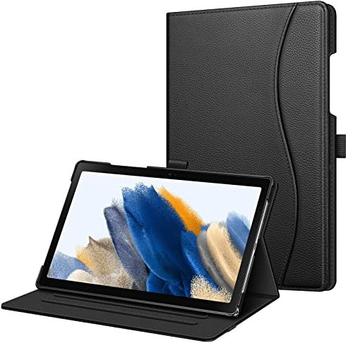 FINTIE Case for Samsung Galaxy Tab A8 10.5 inch 2022 Model (SM-X200/X205) - Multi-Angle Viewing Folio Stand Cover with Pocket, Auto Wake/Sleep, Black