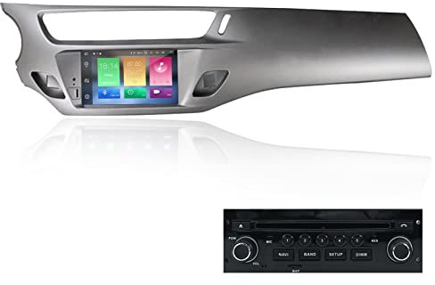 MOOKAKA Android 11 Autoradio 2 din GPS Navigation Kopfeinheit für Citroen C3 DS3 2010-2016 Multimedia Player Auto Stereo Receiver 7 Zoll HD 1080P IPS Touchscreen mit DSP RDS WiFi(MTK,2+16GB