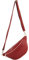 modamoda de T211 Damen Leder Bauchtasche Brusttasche Hüfttasche handmade in Italy, Farbe:Rubinrot