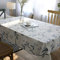 Tischdeckestehtisch Tischtuch Uni Weißer Lotus Tischdecke Industrial Tisch Deckchen Zum Essen Weiß Tischschutz Dekoration 90X90Cm