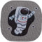 JP Journey Klett Patch Zubehör für JP Journey Taschen für Toniebox, auch Kompatibel mit Schulranzen, 8 x 8 cm (1 Stück Astronaut)
