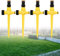 Garten-Rasensprenger, Regner Rotating Tripod Sprinkler, 360 Grad drehbares Wasser Sprinklersystem, Sektorsprinkler-Rasensprinkler Für Große Flächen, Hof, Garten Blumen und Gemüse (5Stück)