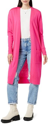 The Drop Daisy Long Cardigan Sweater Suéter, Rosa Rosa, XS