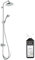 Colonne de douche ou bain douche sans robinetterie HANSGROHE Croma 220 chromée + nettoyant Briochin