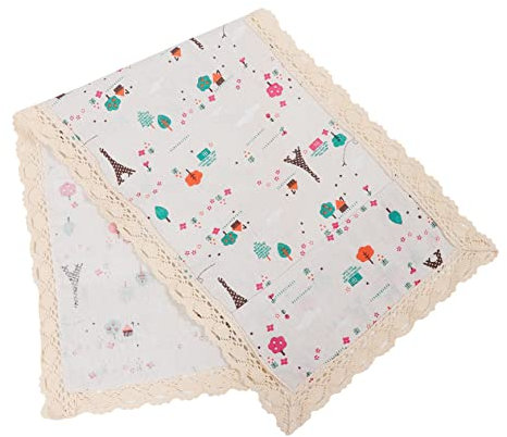 MAGICLULU Cubierta Decorativa Para Horno Microondas Diseño De Torre Funda Protectora y Antipolvo Para Horno Bolsillo De Almacenamiento Para Cocinas y Hogares