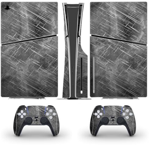 DolDer Autocollant pour PS5 Slim Disc Edition, film de protection en vinyle, pour console PS5 Slim Disc et manette (S0139)