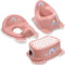 Babykajo 3 in 1 Baby Töpfchen Set TÜV Rheinland geprüft - Kinder Töpfchen + Kinder Toilettensitz + Kinder Tritthocker – aus BPA freiem Plastik und mit Antirutschfüßchen.