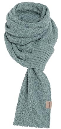 KNIT FACTORY - Haze Strickschal für Damen und Herren - Bequemer Winterschal Mit Wolle und Einfacher Schlaufe - Hochwertige Qualität - Stone Green