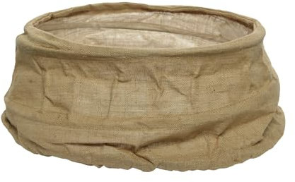 Rebecca Mobili Gonna per Albero di Natale, Copertura Base Albero, Juta, Beige, per Albero Alto fino a 240 cm, Deco Natale, Stile Naturale - Misure: H 25 x Ø 68 cm - Art. HA2072