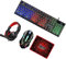 WATIIFUFU 1ensemble Gamer Clavier Rétroéclairé Touches Souris Filaire Casque Et Tapis De Souris Combo Pratique pour Bureau Et Jeu